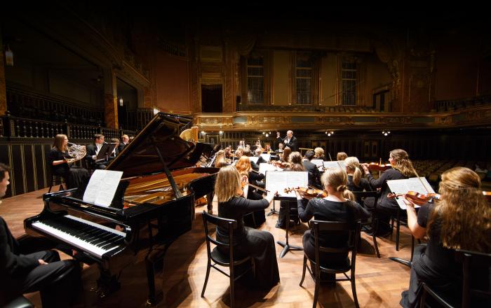 Banner concerto MuSa e BYU Chamber Orchestra