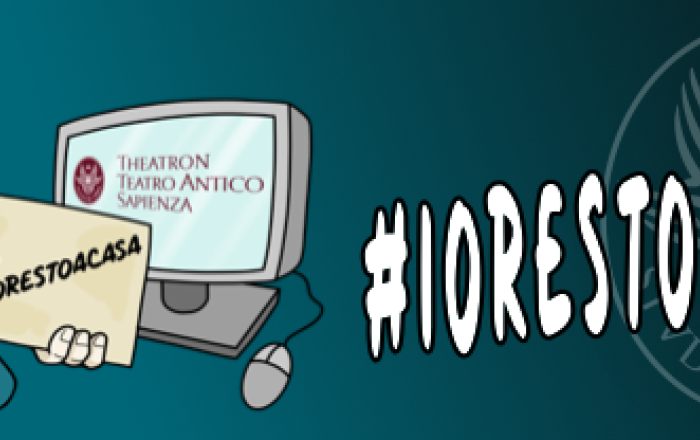 Banner "#iorestoacasa con il Teatro classico"