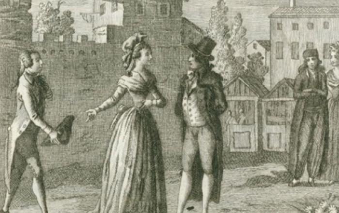 Banner "La fiera di Sinigaglia in Sapienza"