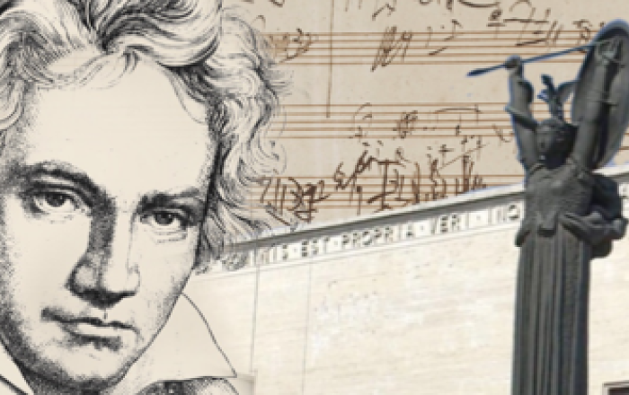 Banner "La Sapienza di Ludwig van Beethoven"