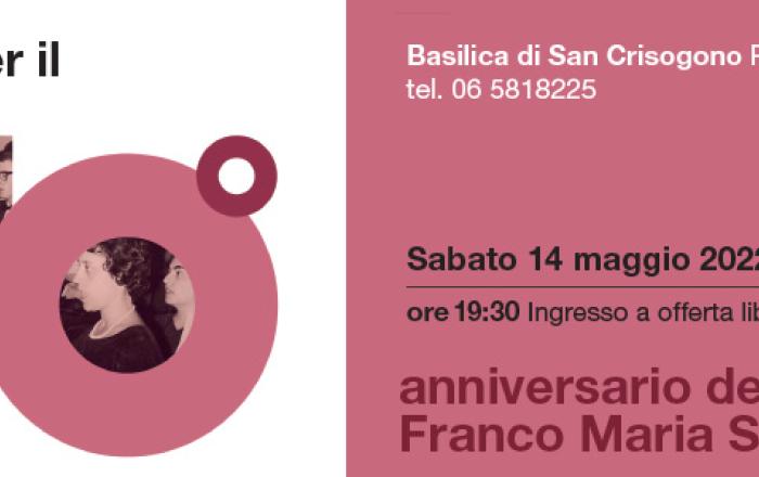 Banner concerto 70 anni Coro Saraceni