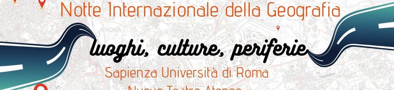 Banner "Notte internazionale della Geografia"
